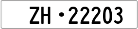 Truck License Plate
